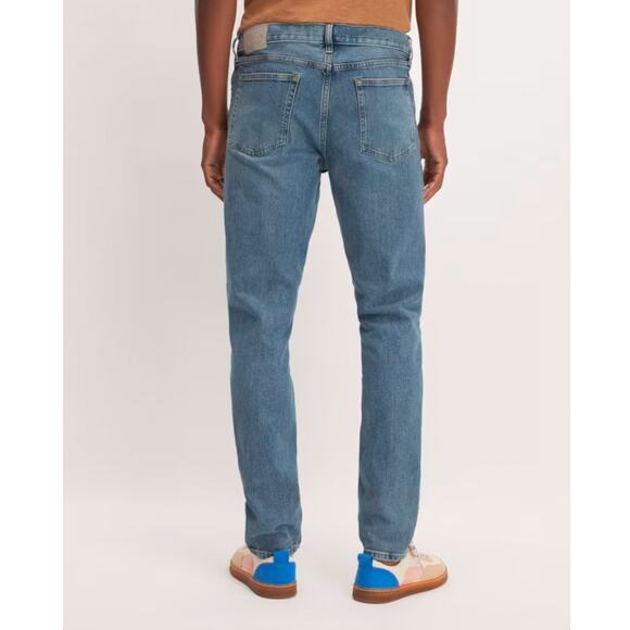 NWT Everlane Men's The Organic Cotton Slim-Fit Jean In Thrift Blue Size 30x30 - Picture 2 of 11